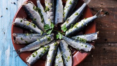 plate of sardines