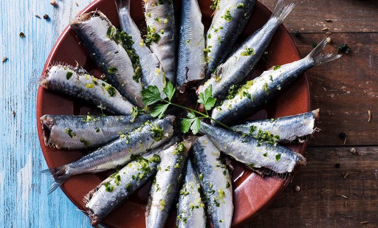 plate of sardines