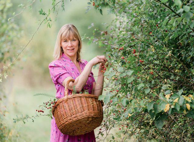 Woman with basket