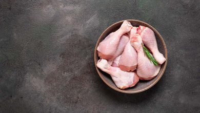 Raw chicken