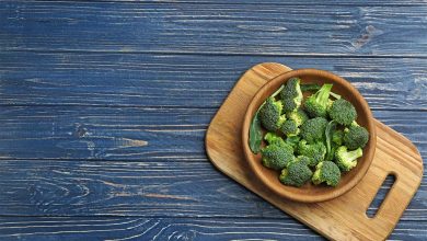 Brocolli on a serving platter